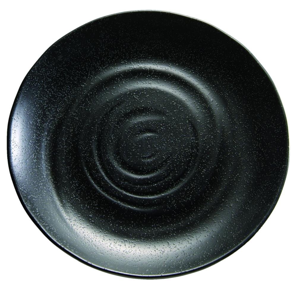 aps-zen-83941-teller-melamin-schwarz-28-cm-steinoptik image 2