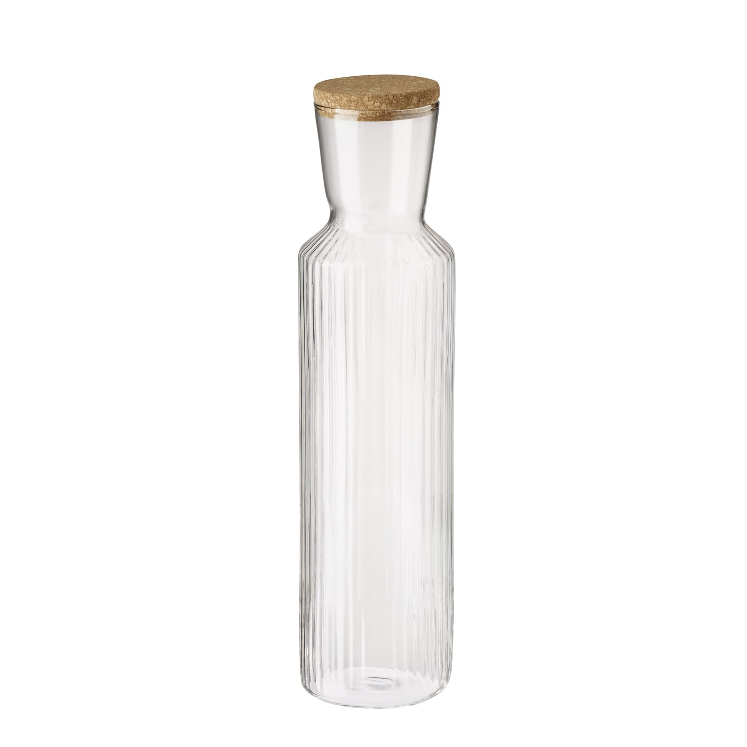 aps-valo-lines-10727-glaskaraffe-1-5-liter-korkdeckel image 1