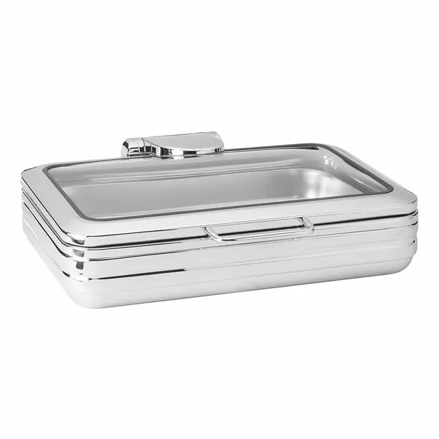 rosseto-de-luxe-cp401-chafing-dish-edelstahl-glasdeckel image 1