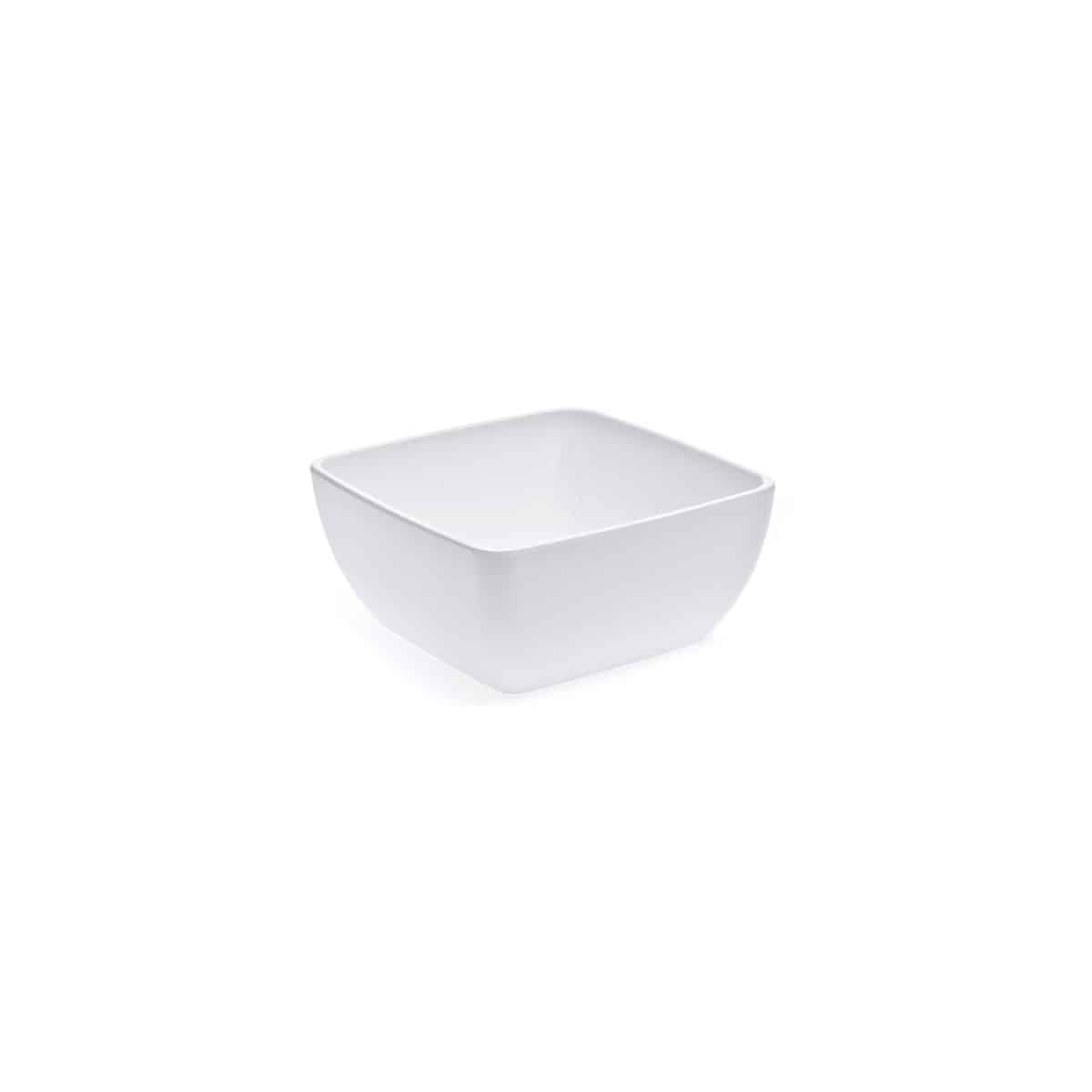 primeware-quality-melamine-sch-ssel-wei-22cm-eckig-bruchfest image 1