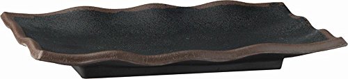 aps-marone-84104-tablett-schwarz-melamin-22-5-cm image 2