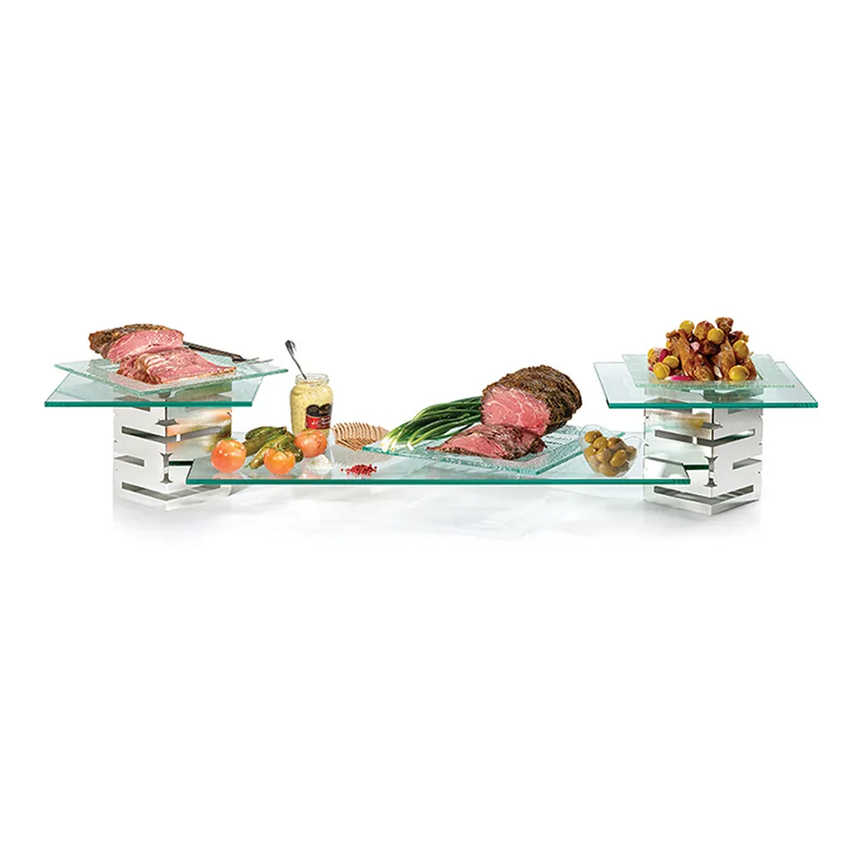 rosseto-skycap-riser-kit-5-tlg-edelstahl-glas-sk001-buffet image 1