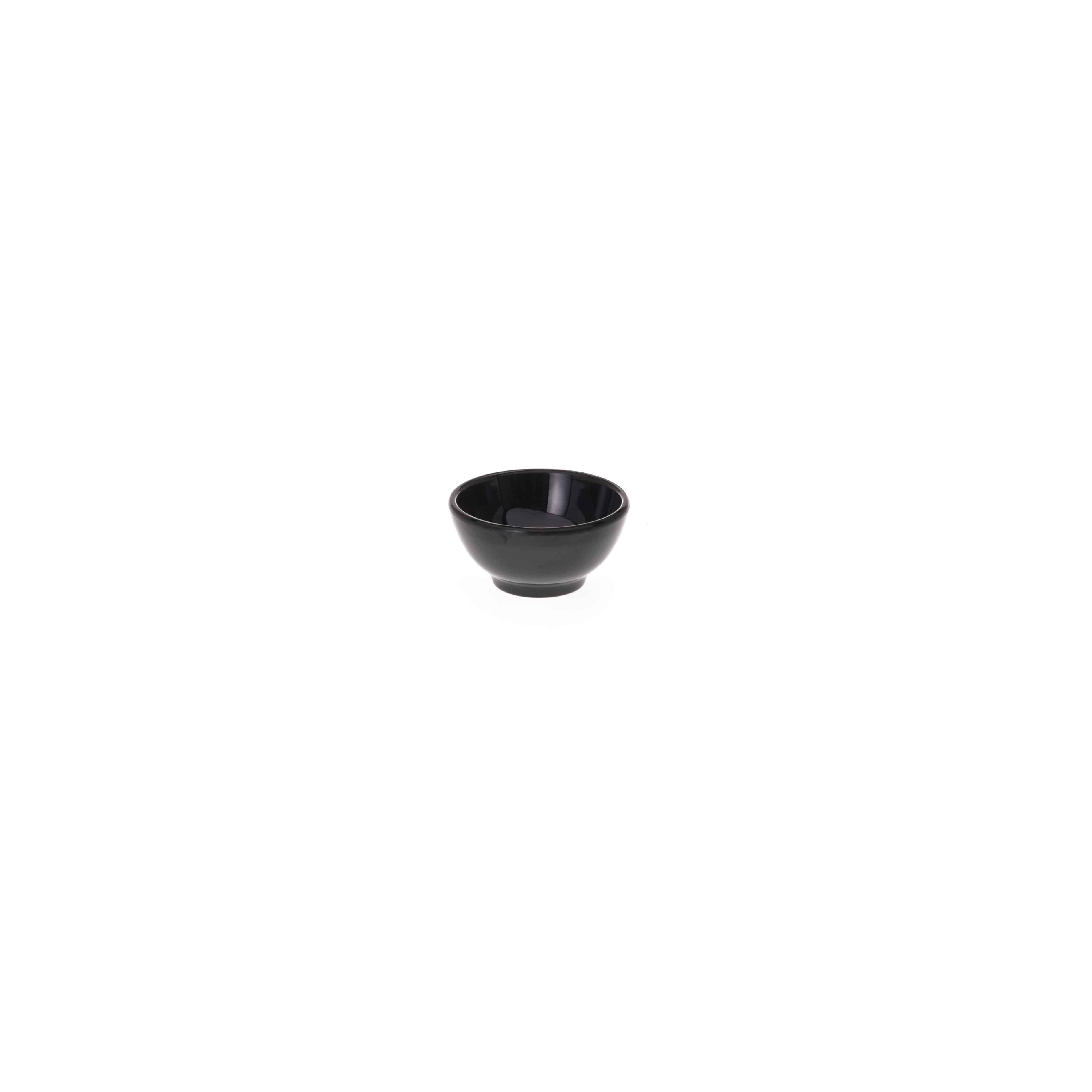 primeware-quality-melamine-saucenschale-rund-schwarz-10-cm-extra-small image 1
