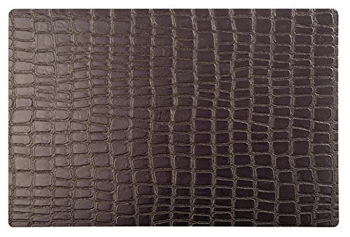 aps-table-60537-tischset-croco-braun-30x45-kunststoff image 2