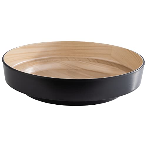 aps-frida-85230-melaminschale-25-5-cm-mit-abtropfeinsatz-holzoptik image 6