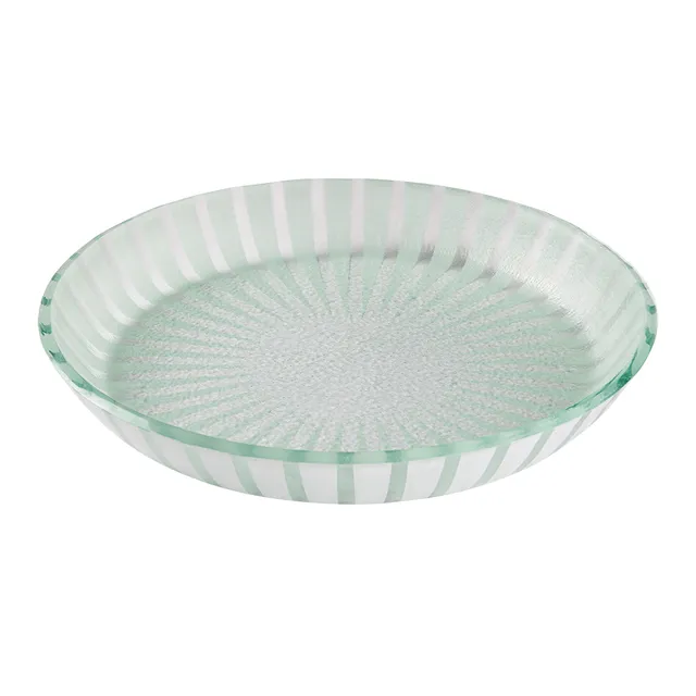 rosseto-ven-glass-kalderon-stelo-glasschale-wei-14-zoll-2er-set image 1