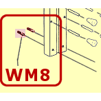 plate-mate-parts-set-of-fasteners-befestigungssatz-wandmodelle image 1