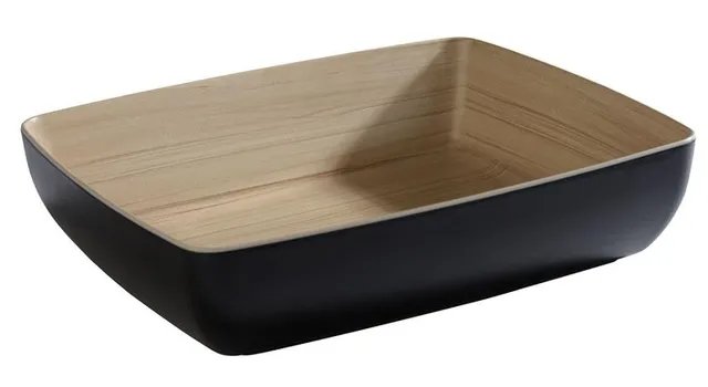 aps-modulo-frida-84590-schale-gn1-2-schwarz-holzoptik-7-5cm image 1