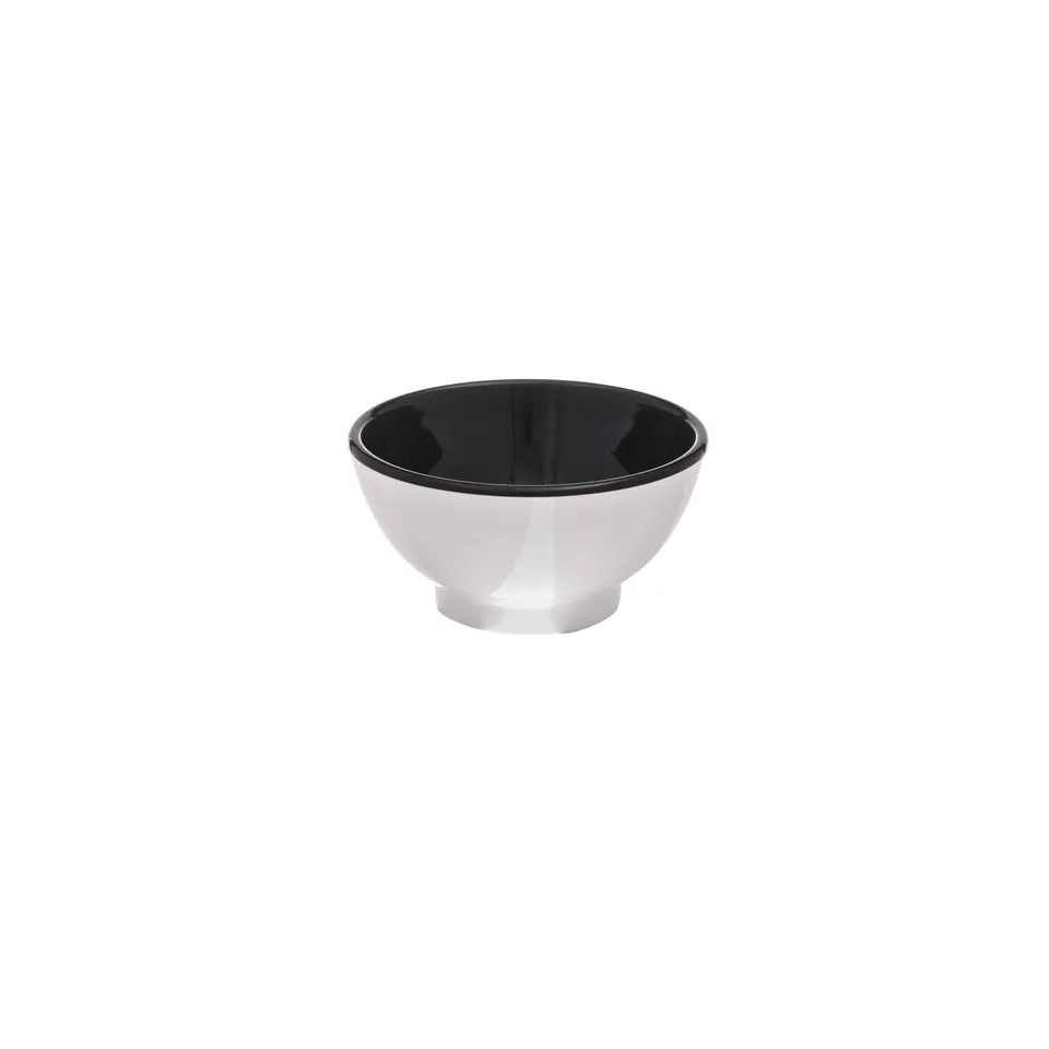 primeware-quality-melamine-duo-tone-sch-ssel-25cm-wei-schwarz image 1