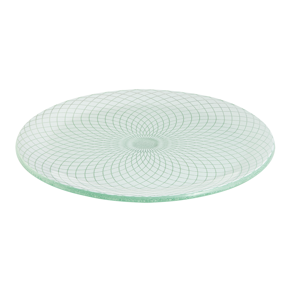 rosseto-kalderon-gls037w-glas-platte-rund-wei-2er-set image 1