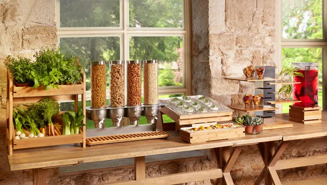 rosseto-grab-and-go-buffet-aufsteller-display-riser-station image 1