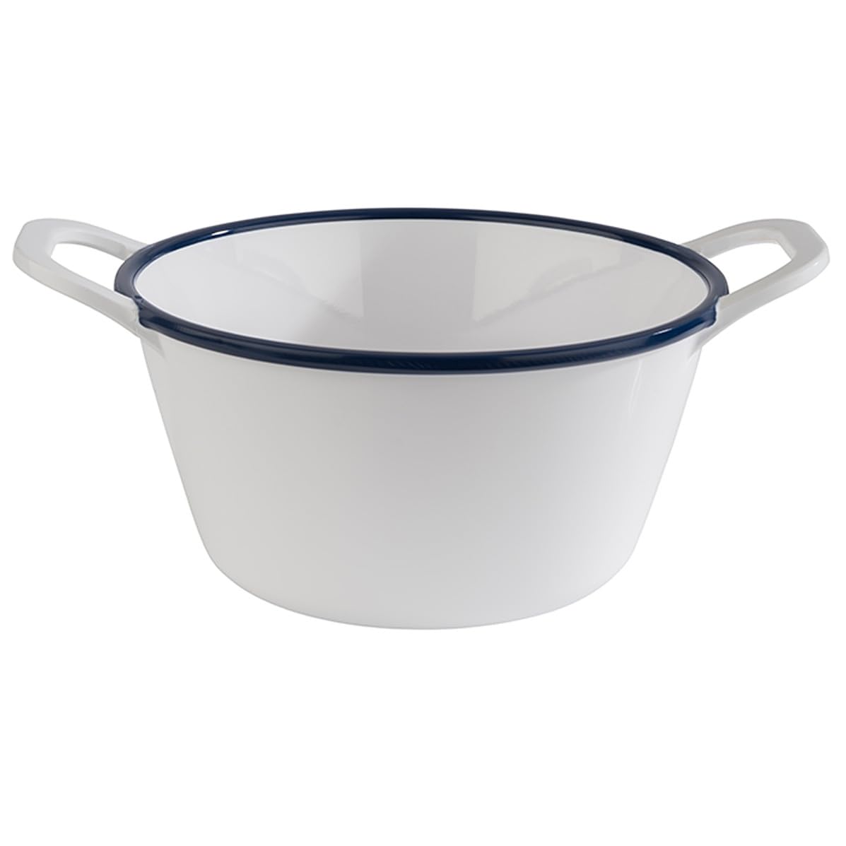 aps-pure-84959-enamel-look-schale-1-l-wei-blauer-rand image 2