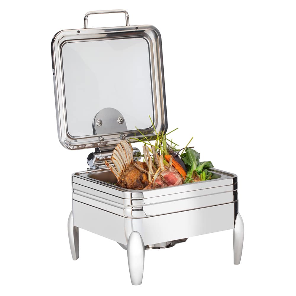 rosseto-de-luxe-cp402f-chafing-dish-eckig-glasdeckel image 1