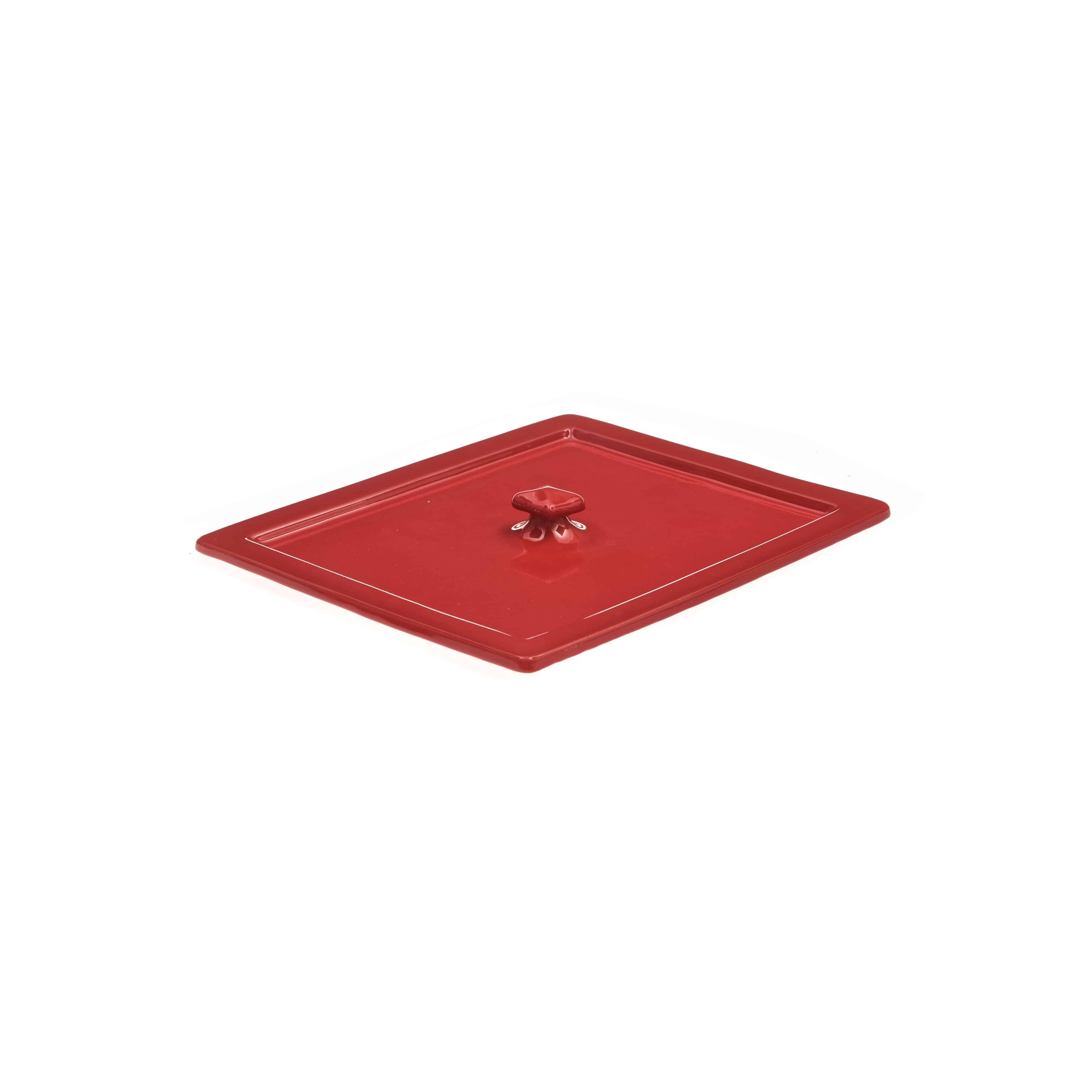 primeware-ceramic-gastronorm-dishes-gn-1-2-deckel-rot-keramik image 1