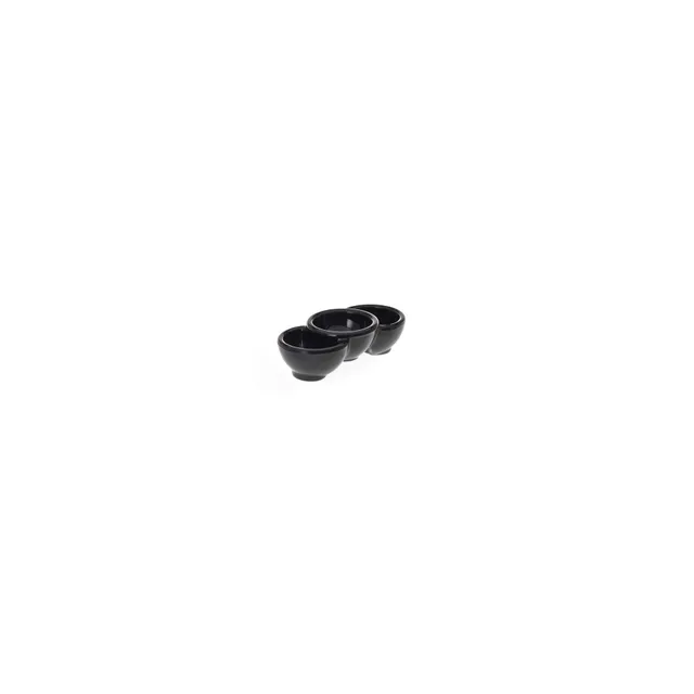 primeware-quality-melamine-tapas-schale-schwarz-3-fach-rund image 1