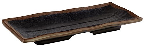 aps-marone-84117-tablett-schwarz-braun-19-5cm-melamin image 3