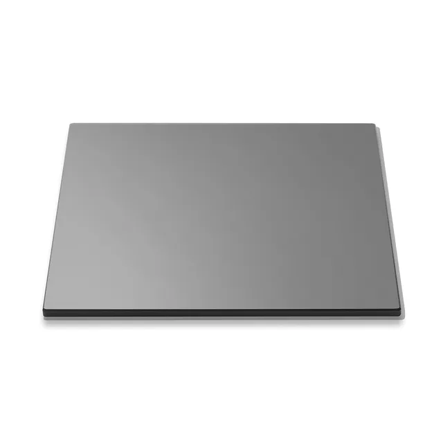 rosseto-surfaces-sg001-glasplatte-14-zoll-schwarz-quadratisch image 1
