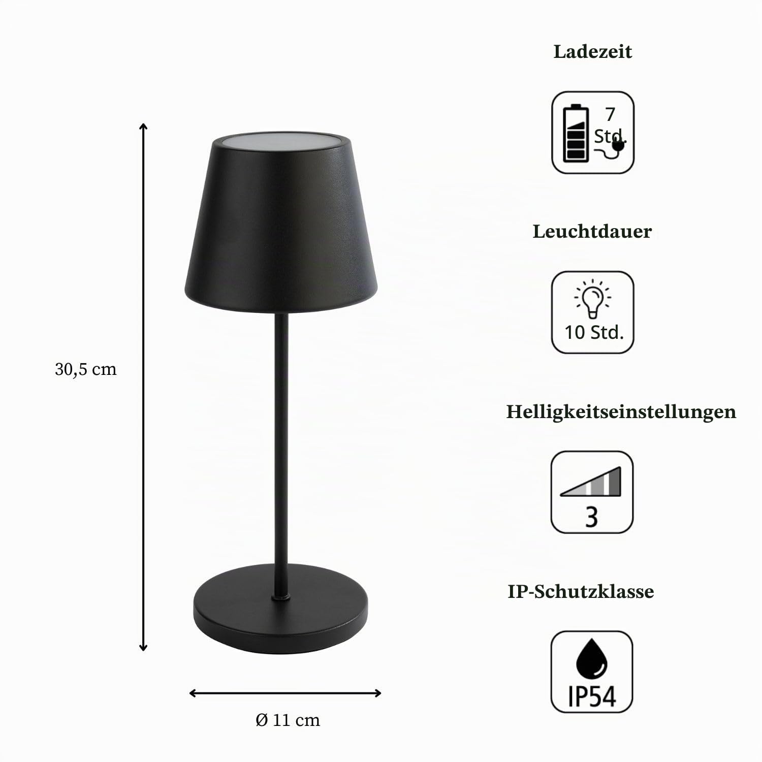 aps-table-merle-tischleuchte-schwarz-led-ip54-dimmbar image 3