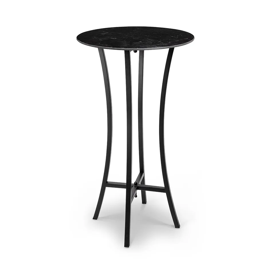 rosseto-modulite-mtc-1001bmb-stehtisch-marmor-60cm-schwarz image 1