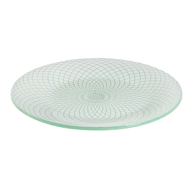 rosseto-ven-kalderon-spiro-gls036w-glasplatte-rund-wei-39-6-cm image 1