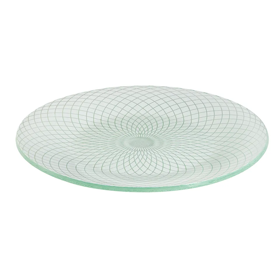 rosseto-ven-kalderon-spiro-gls036w-glasplatte-rund-wei-39-6-cm image 1