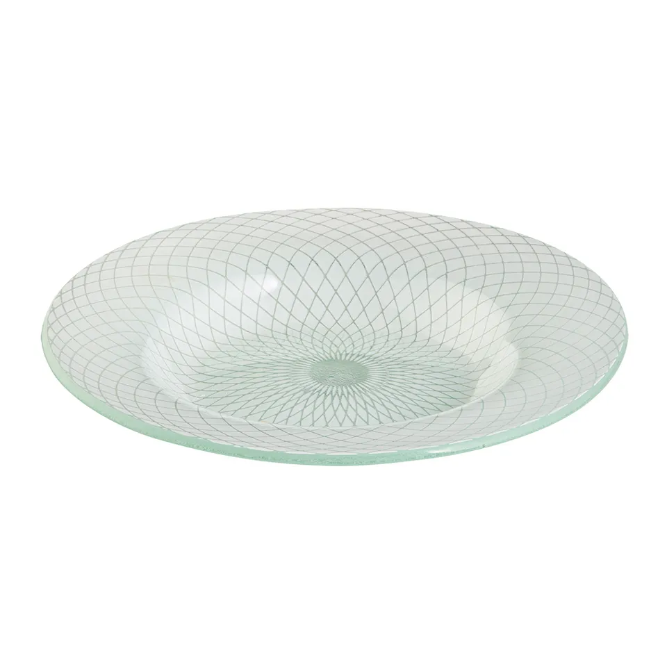 rosseto-ven-kalderon-spiro-glasschale-wei-39-cm-gls039w-rund image 1