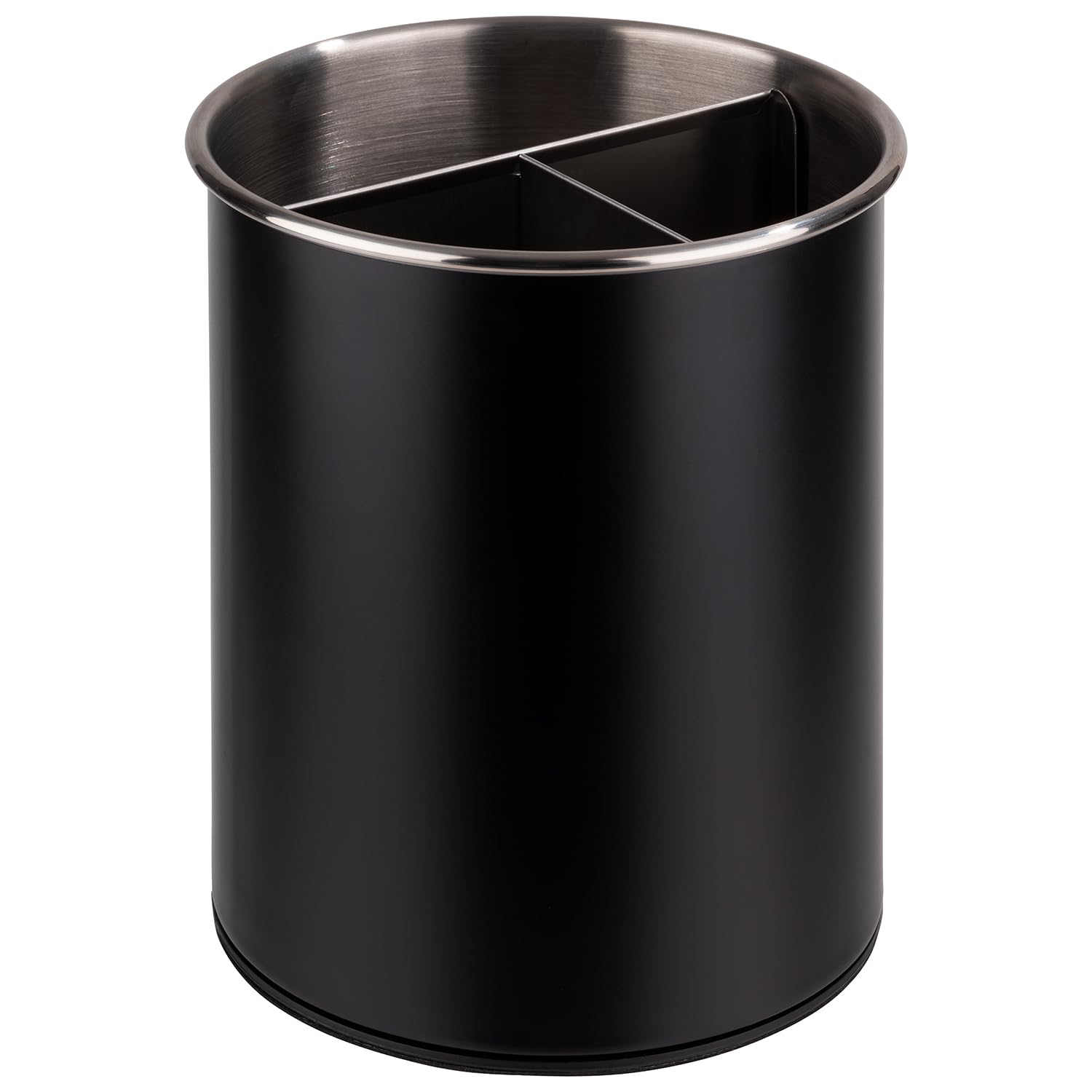 aps-table-11748-besteckbeh-lter-drehbar-schwarz-3-f-cher image 1