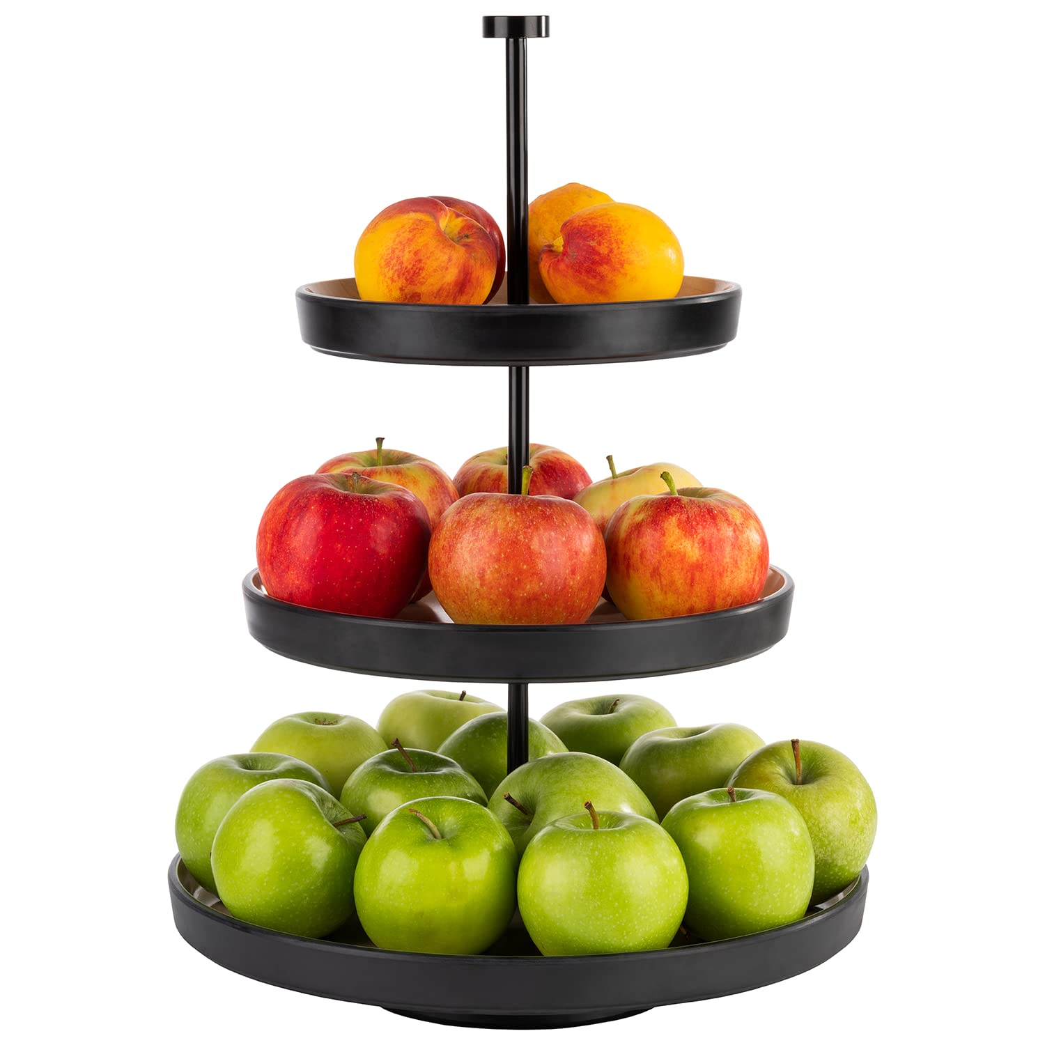 aps-frida-85211-etagere-3-stufig-melamin-schwarz-43-cm image 2