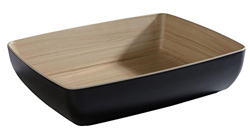 aps-modulo-frida-84590-schale-gn1-2-schwarz-holzoptik-7-5cm image 3