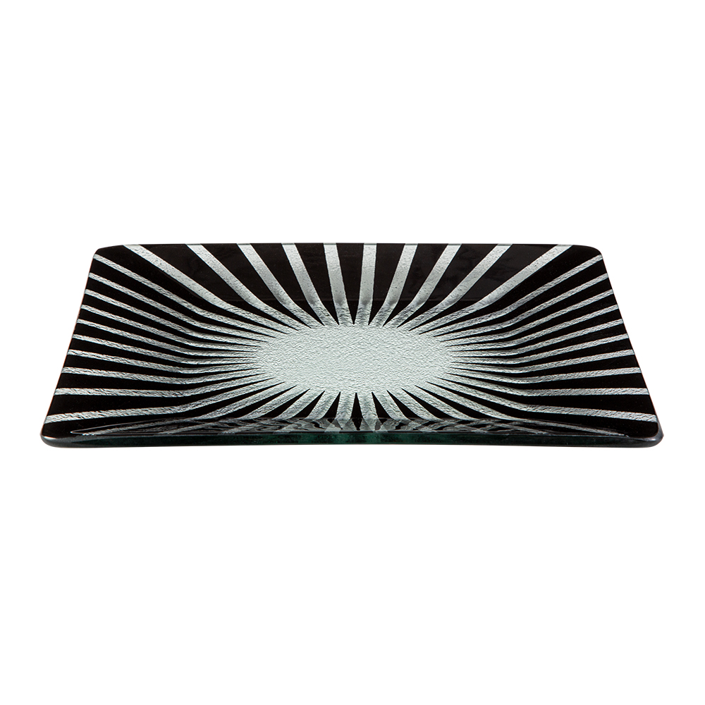 kalderon-stelo-gls033b-glasplatte-schwarz-14-eckig image 1