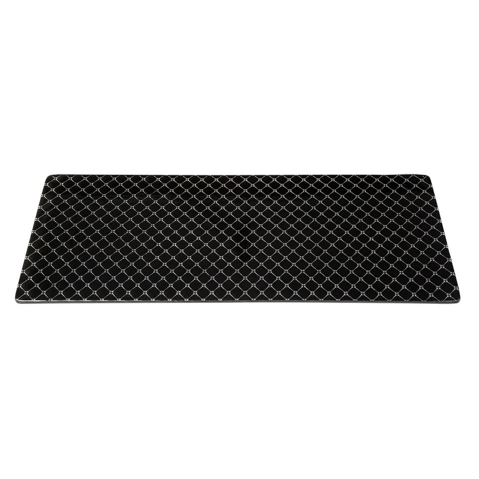 rosseto-ven-glass-gls026b-servierplatte-glas-schwarz-eckig image 1