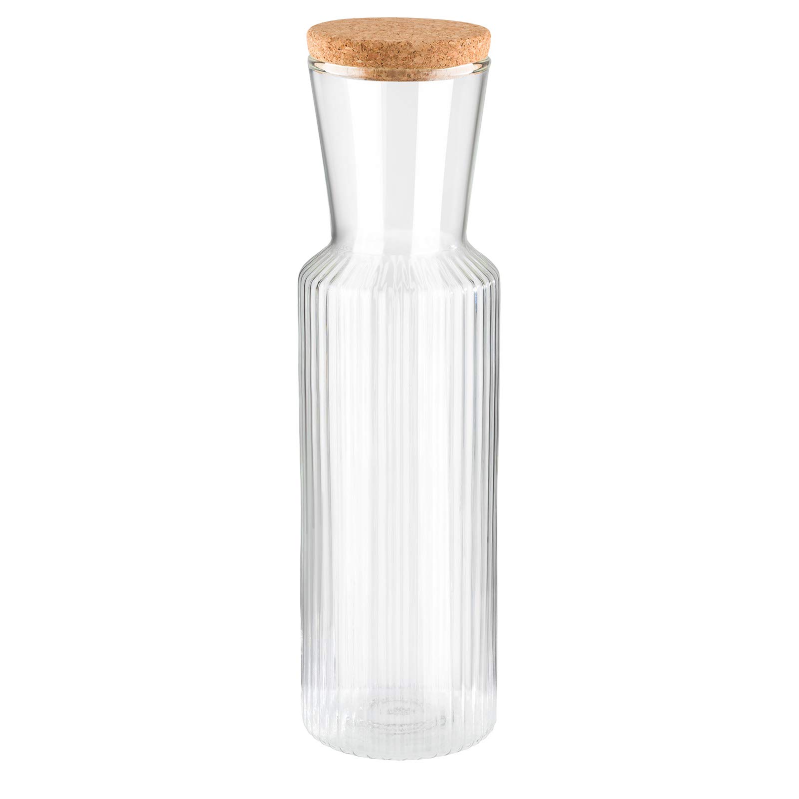 aps-valo-lines-glaskaraffe-0-75-l-korkdeckel-28-cm image 2