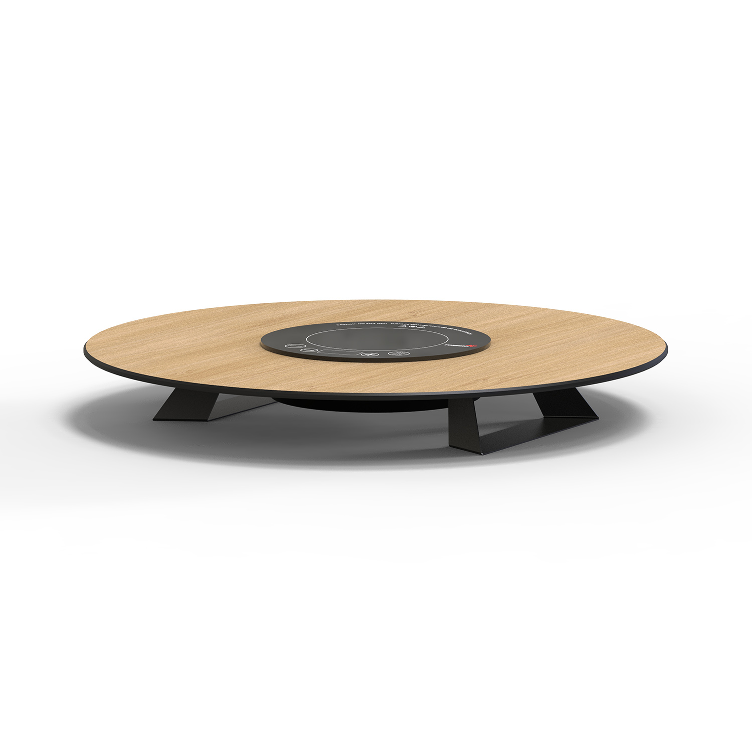 rosseto-alto-hplrsi88-buffetst-nder-rund-63-5-cm-holz image 1