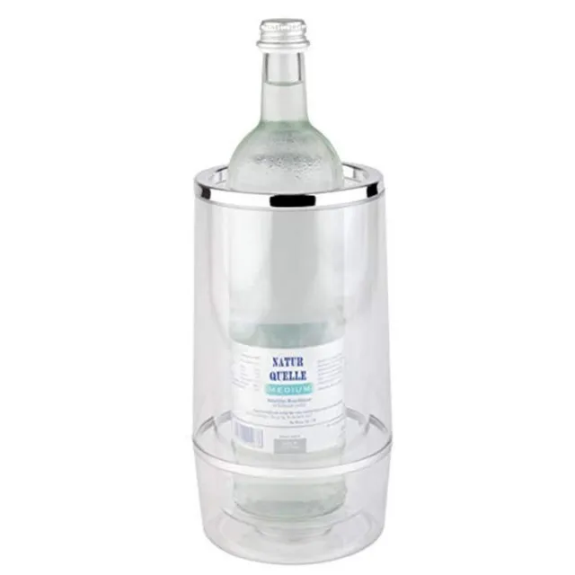 aps-bar-flaschenk-hler-transparent-chromrand-23-cm image 1