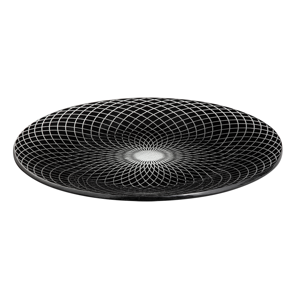 rosseto-kalderon-spiro-gls036b-servierplatte-39cm-schwarz image 1