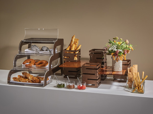 rosseto-bk017-kuchenvitrine-3-st-ckig-bronze-acryl image 2