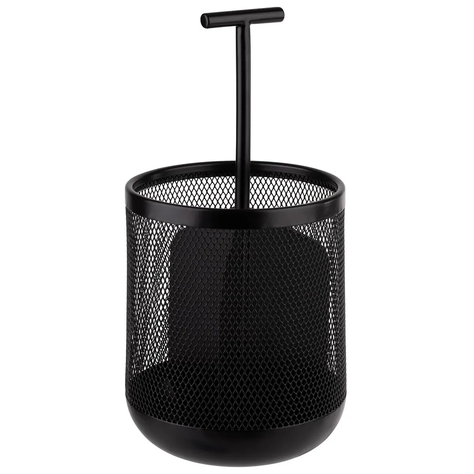 aps-dart-besteckbeh-lter-metall-schwarz-3-f-cher image 1