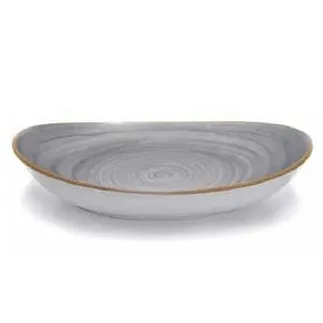 primeware-grand-buffet-schale-oval-grau-gelb-35-5cm image 1