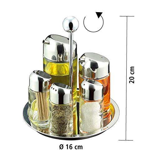 aps-classic-menage-essig-l-set-drehbar-5-teilig-glas image 3