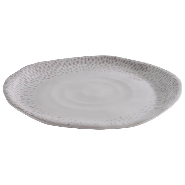 aps-footmark-teller-85323-21-cm-melamin-wei-grau image 1
