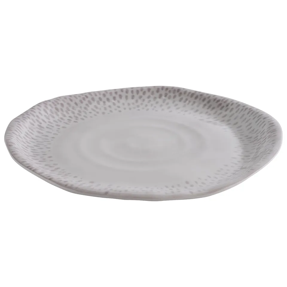 aps-footmark-teller-85323-21-cm-melamin-wei-grau image 1