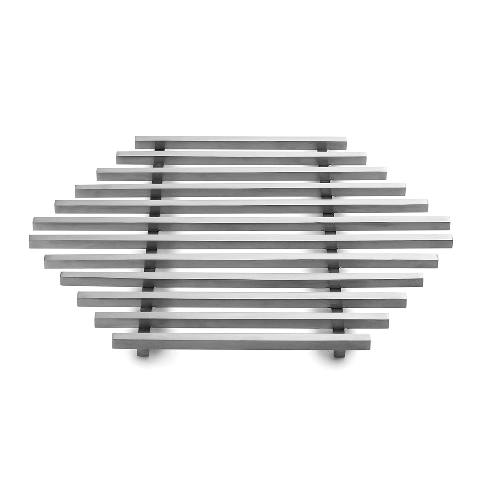 rosseto-honeycomb-sm223-grillplatte-edelstahl-gro-f-r-buffet image 1