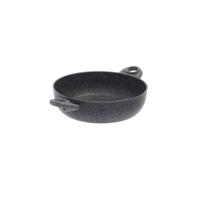 primeware-graniteware-servierpfanne-rund-28-5x43x7cm-stein image 1