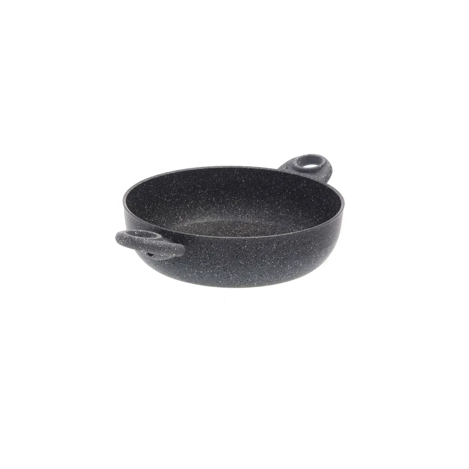 primeware-graniteware-servierpfanne-rund-28-5x43x7cm-stein image 1