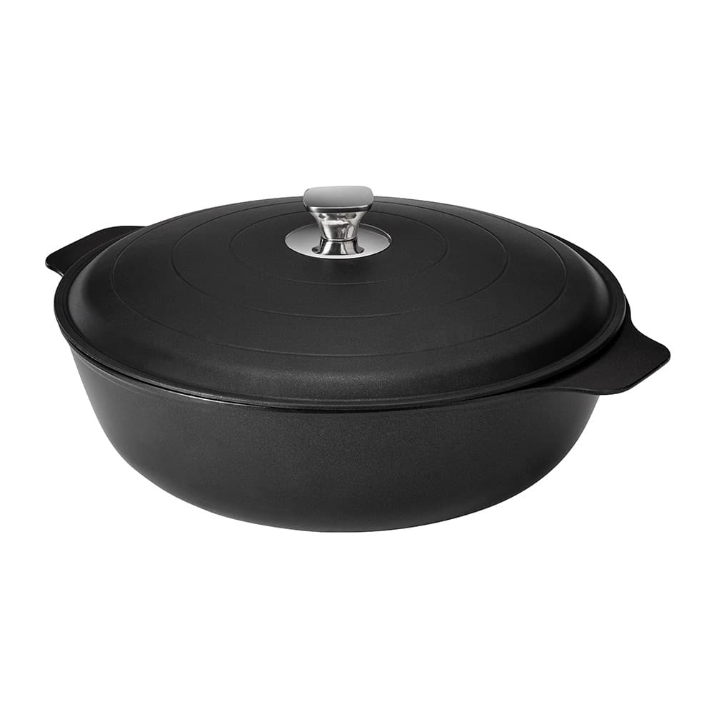 rosseto-cooklite-cw0475bk-auflaufform-schwarz-alu-deckel image 6