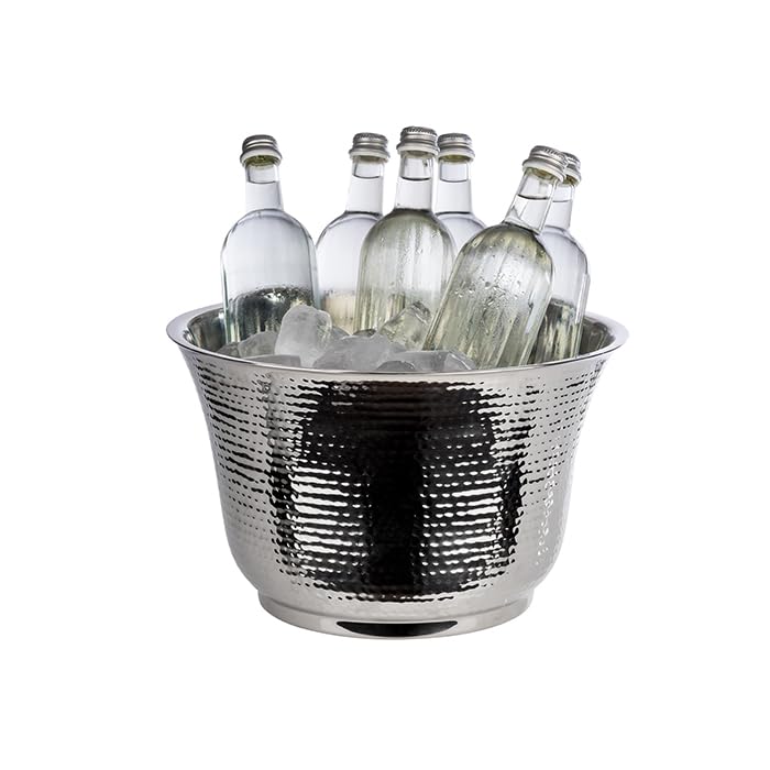 aps-bar-36120-flaschenk-hler-edelstahl-8-l-hammerschlag image 1
