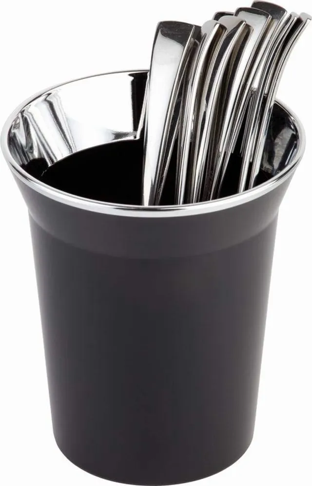 aps-table-top-chrome-besteckbeh-lter-1l-schwarz image 1