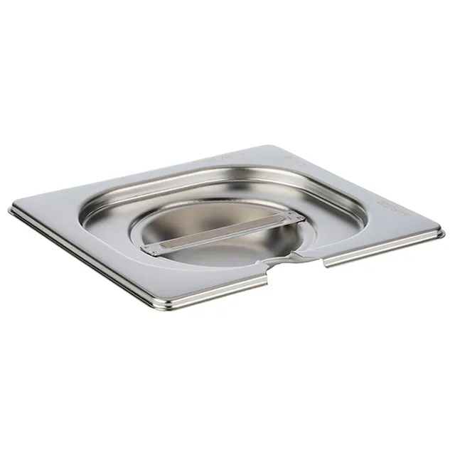 aps-modulo-81692-gn-1-6-deckel-edelstahl-mit-l-ffelaussparung image 1