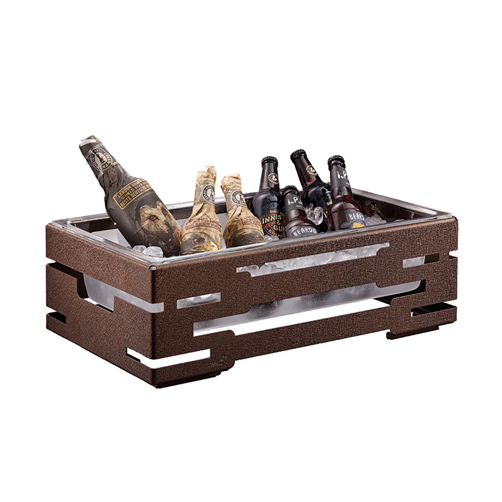 rosseto-ice-housing-flaschenk-hler-sm318-bronze-18cm-eiswanne image 1