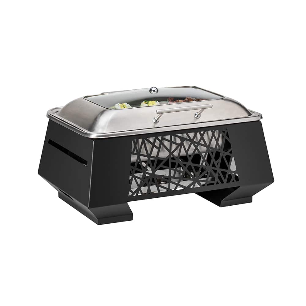 rosseto-geo-multi-chef-sk064-chafing-dish-schwarz-10-zoll image 1